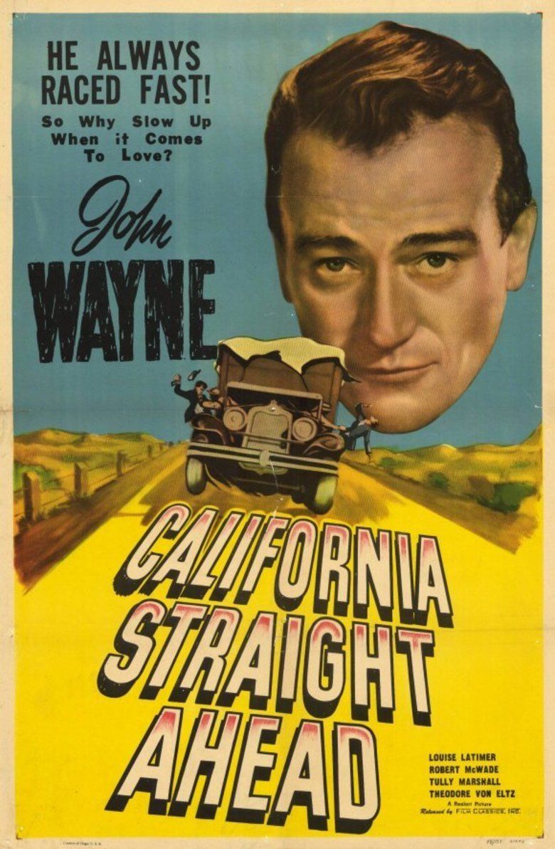 California Straight Ahead! movie poster