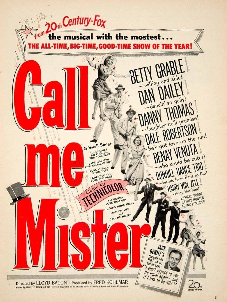 Call Me Mister (film) movie poster