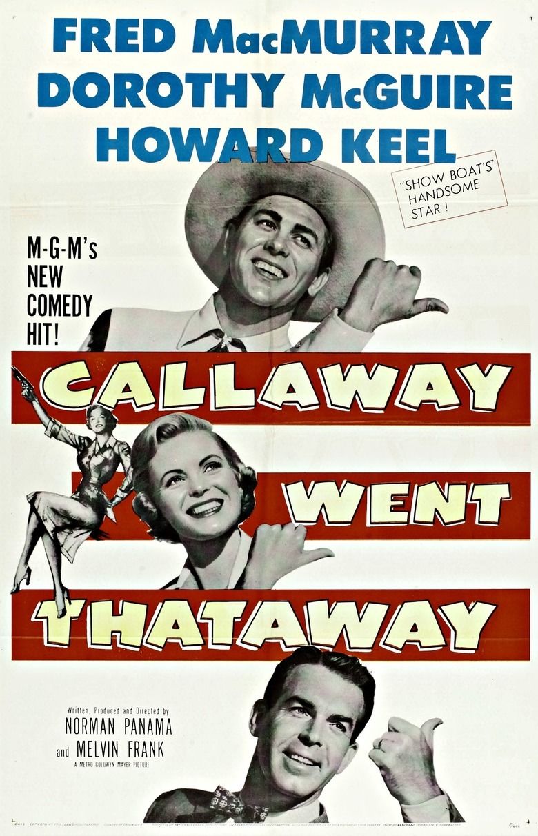 Callaway Went Thataway movie poster