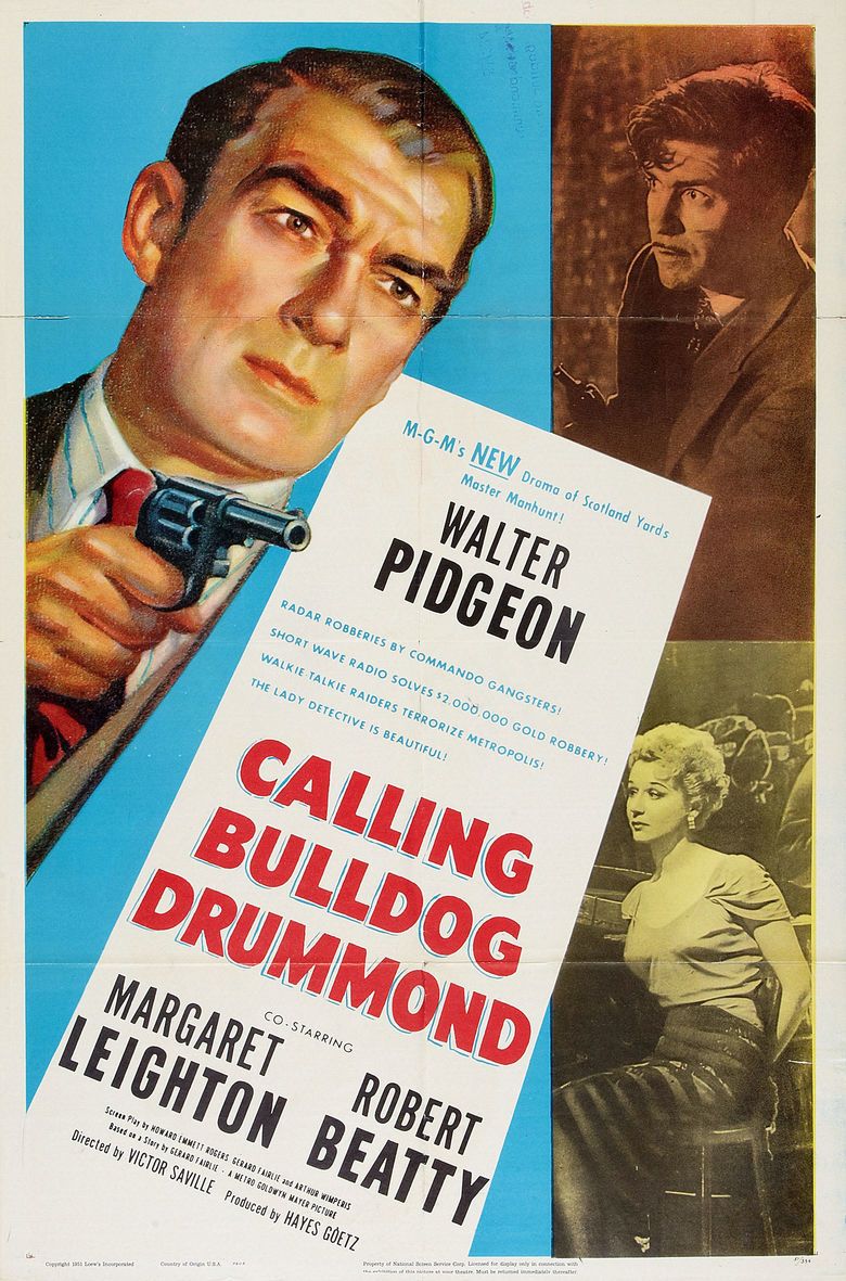 Calling Bulldog Drummond movie poster