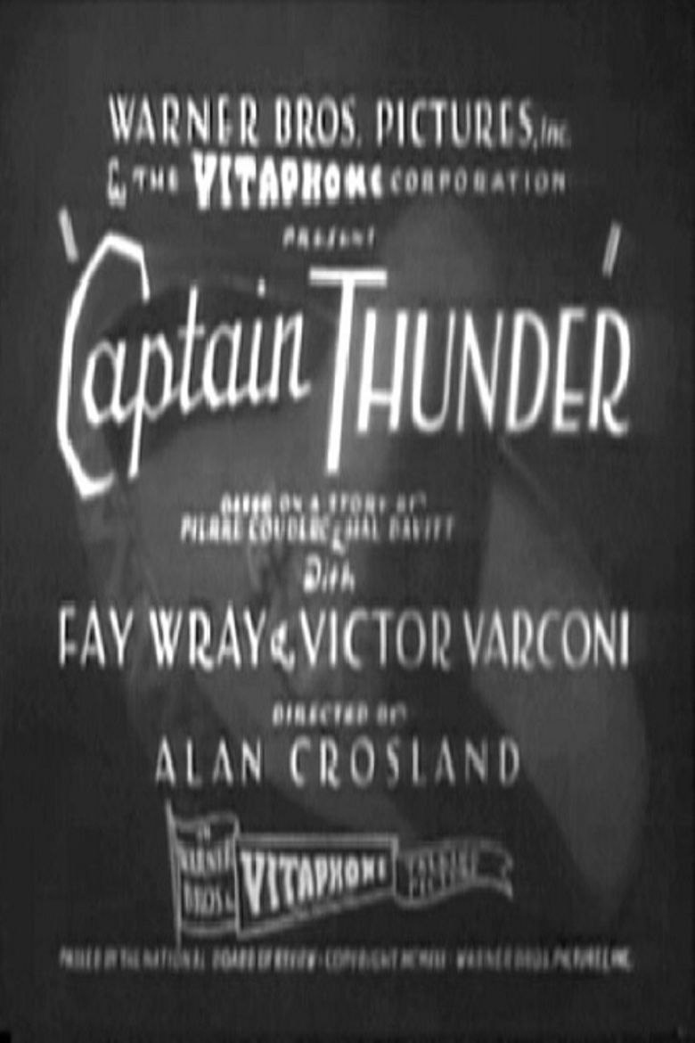 Captain Thunder (film) movie poster