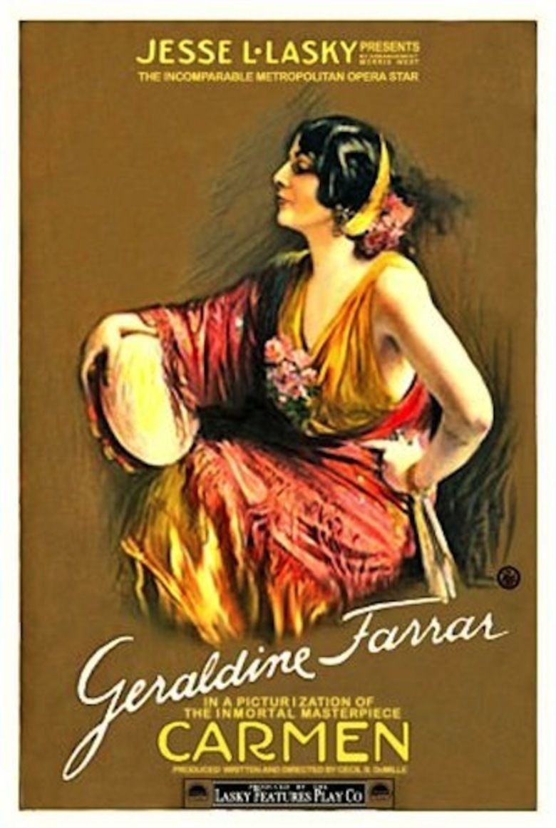 Carmen (1915 Cecil B DeMille film) movie poster
