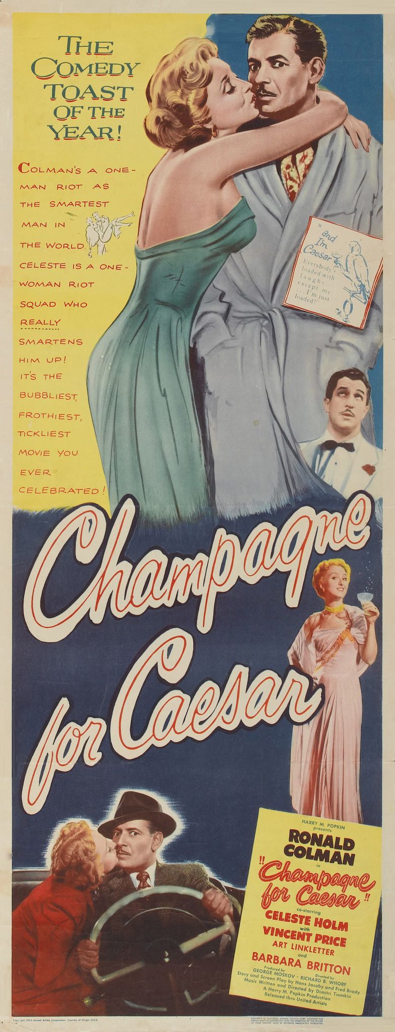 Champagne for Caesar movie poster