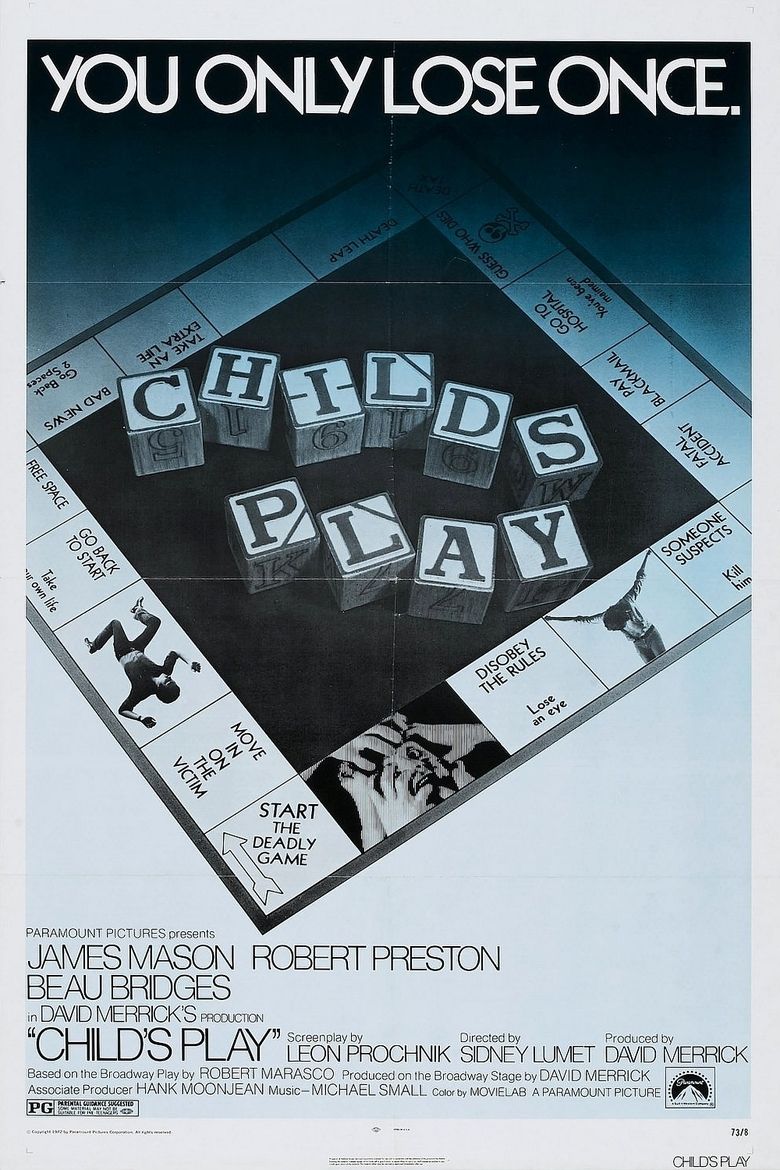 Childs Play (1972 film) movie poster