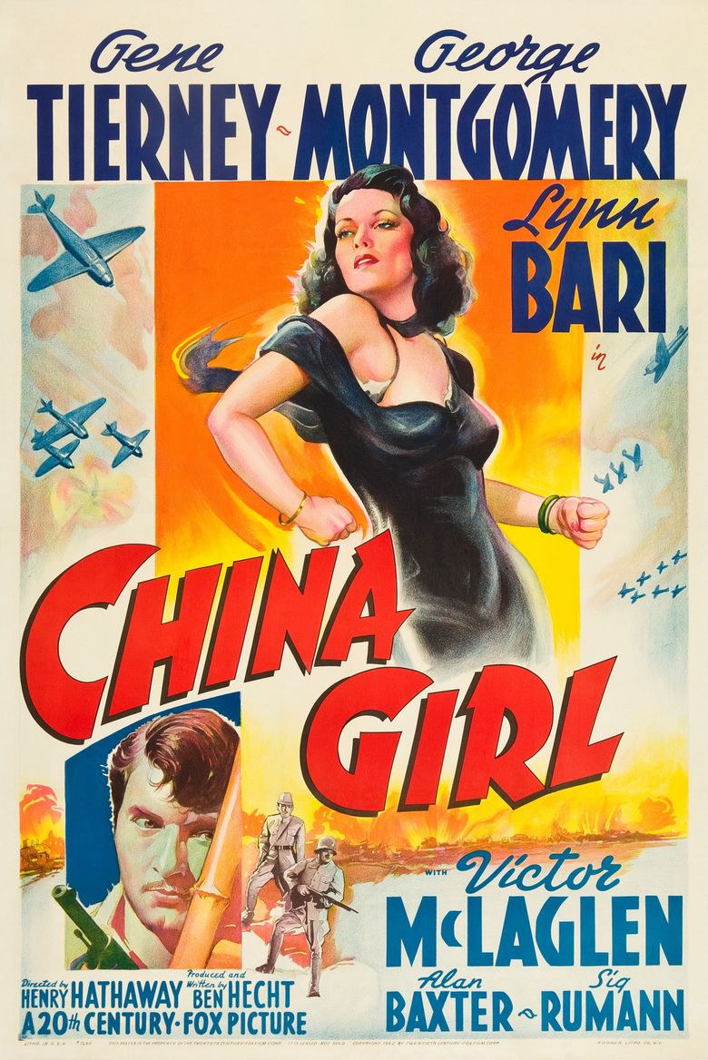 China Girl (1942 film) movie poster