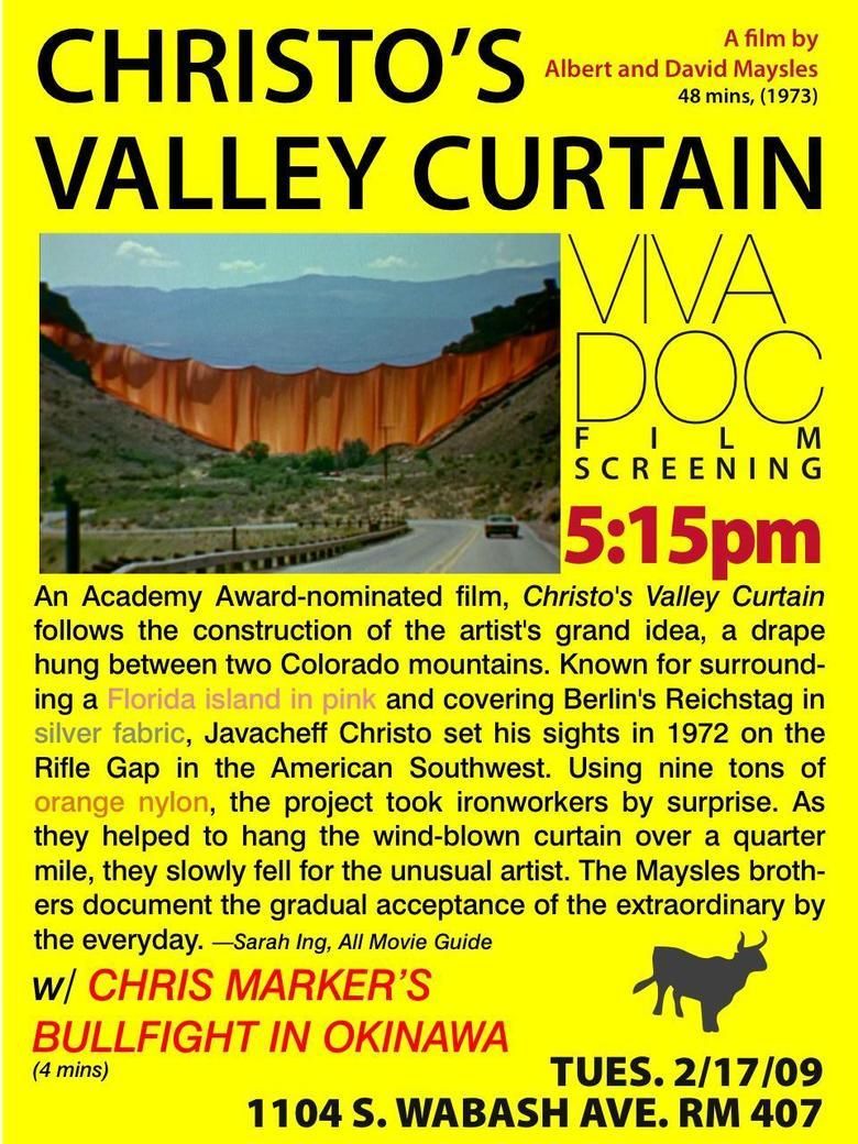 Christos Valley Curtain movie poster