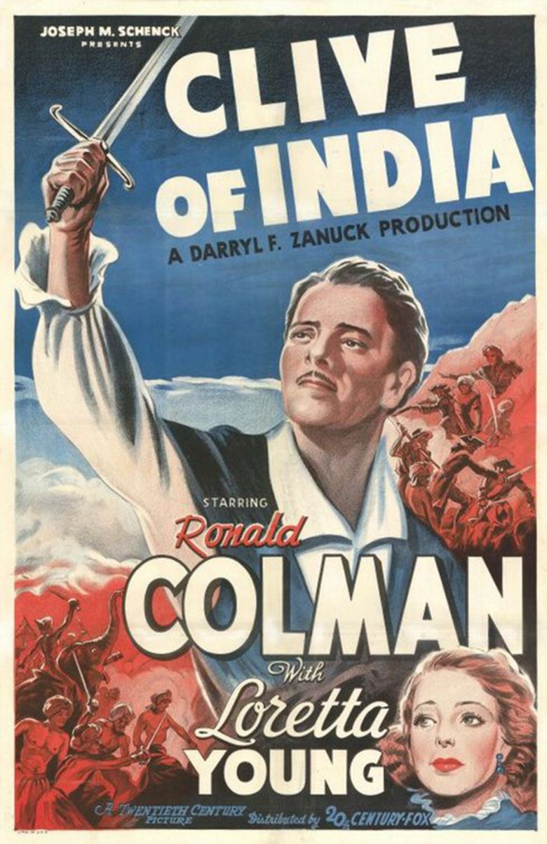 Clive of India (film) movie poster
