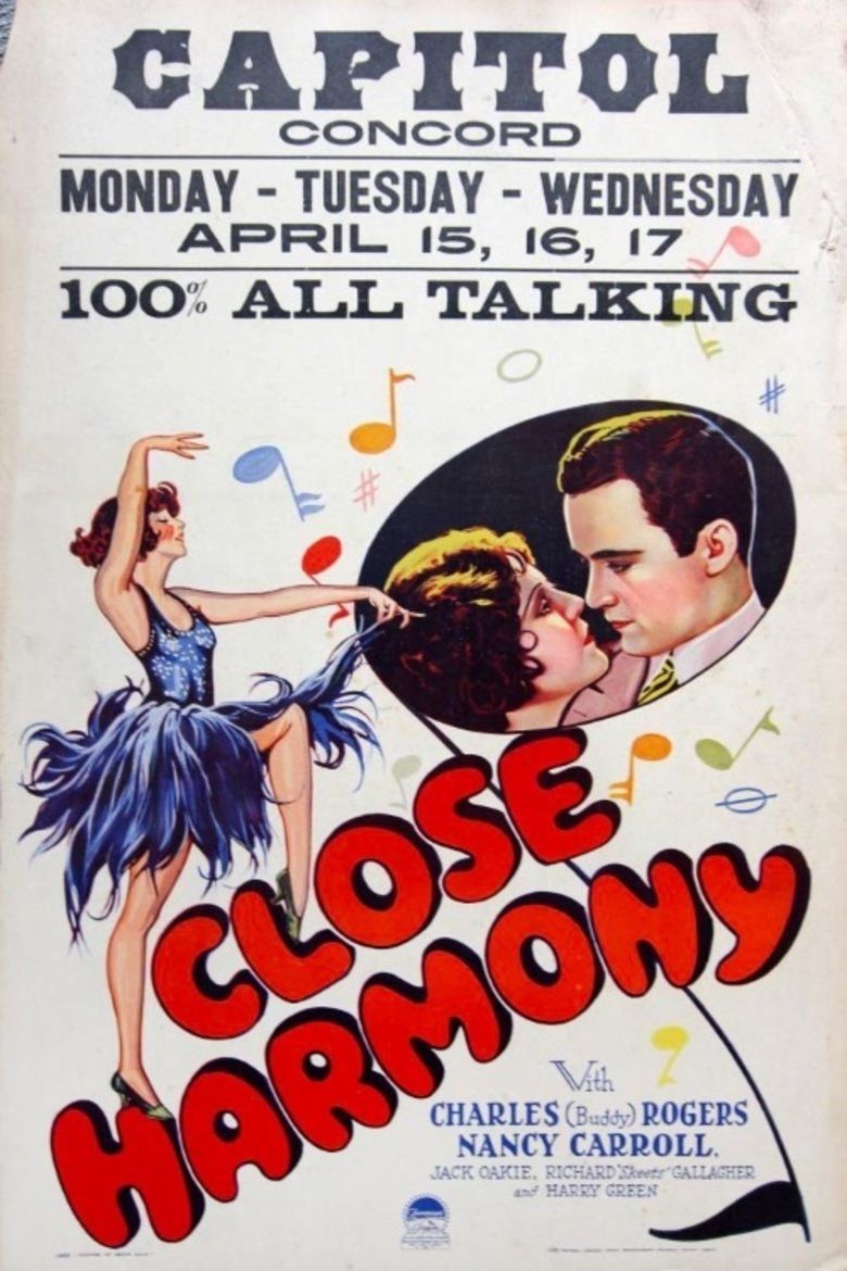 Close Harmony (1929 film) movie poster