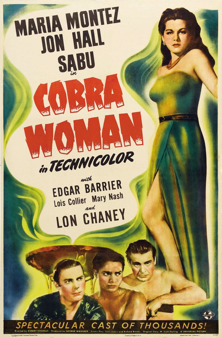 Cobra Woman movie poster