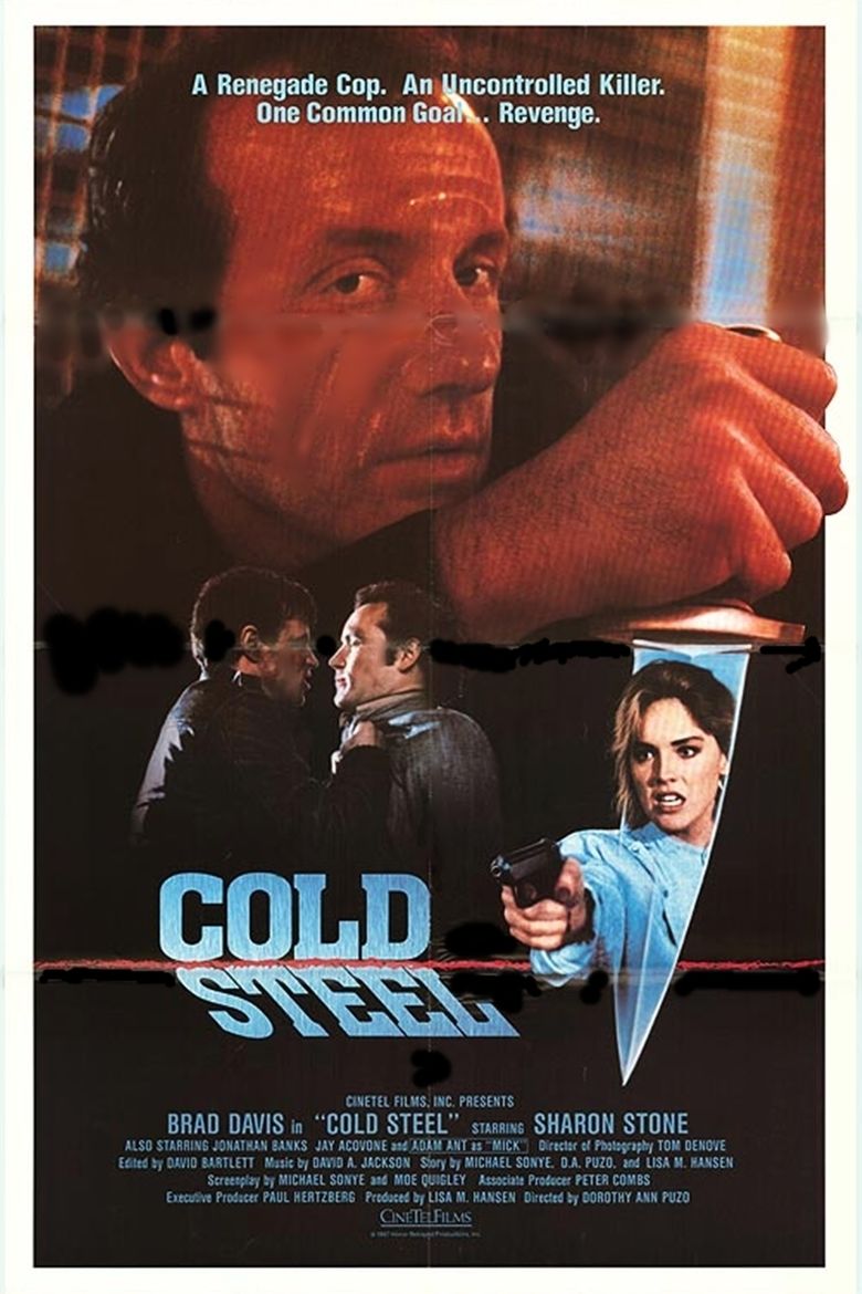 Cold Steel (1987 film) movie poster