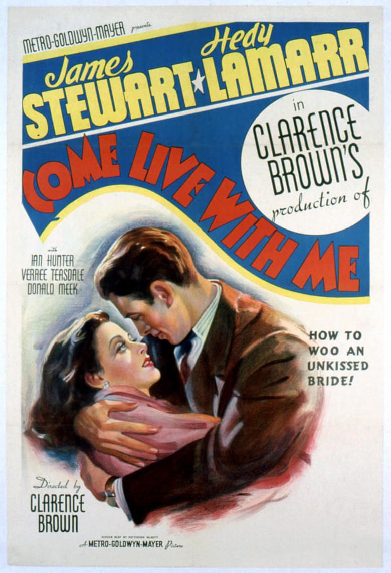 Come Live with Me (film) movie poster