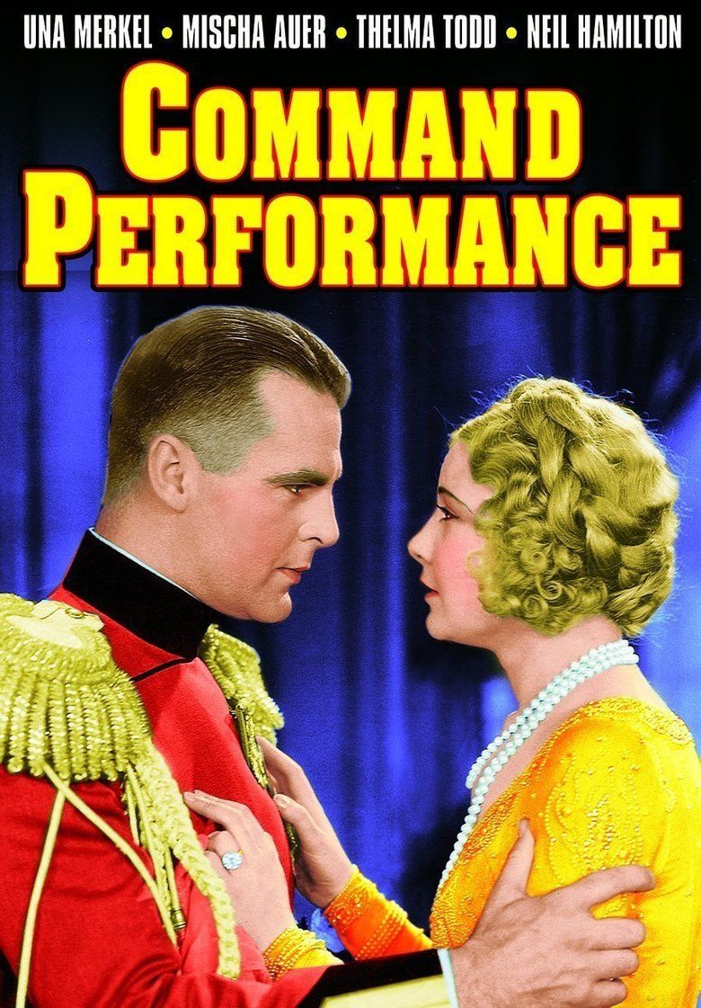 Command Performance (1931 film) movie poster