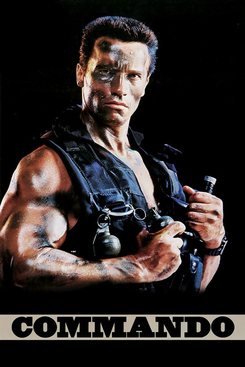 Commando (1985 film) movie poster