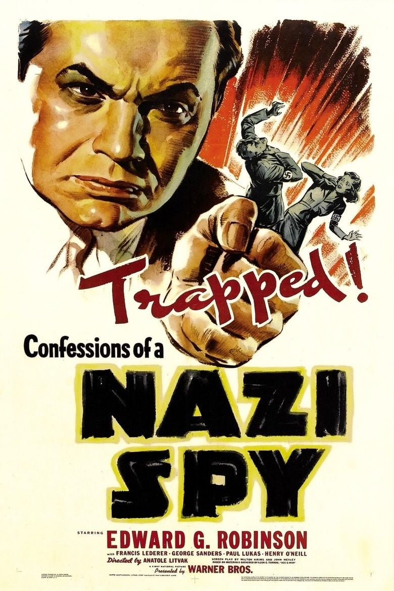 Confessions of a Nazi Spy movie poster