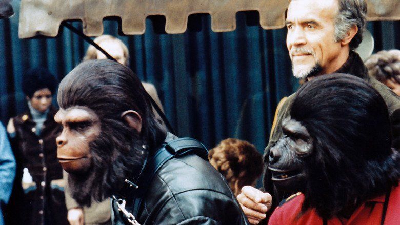 Conquest of the Planet of the Apes movie scenes