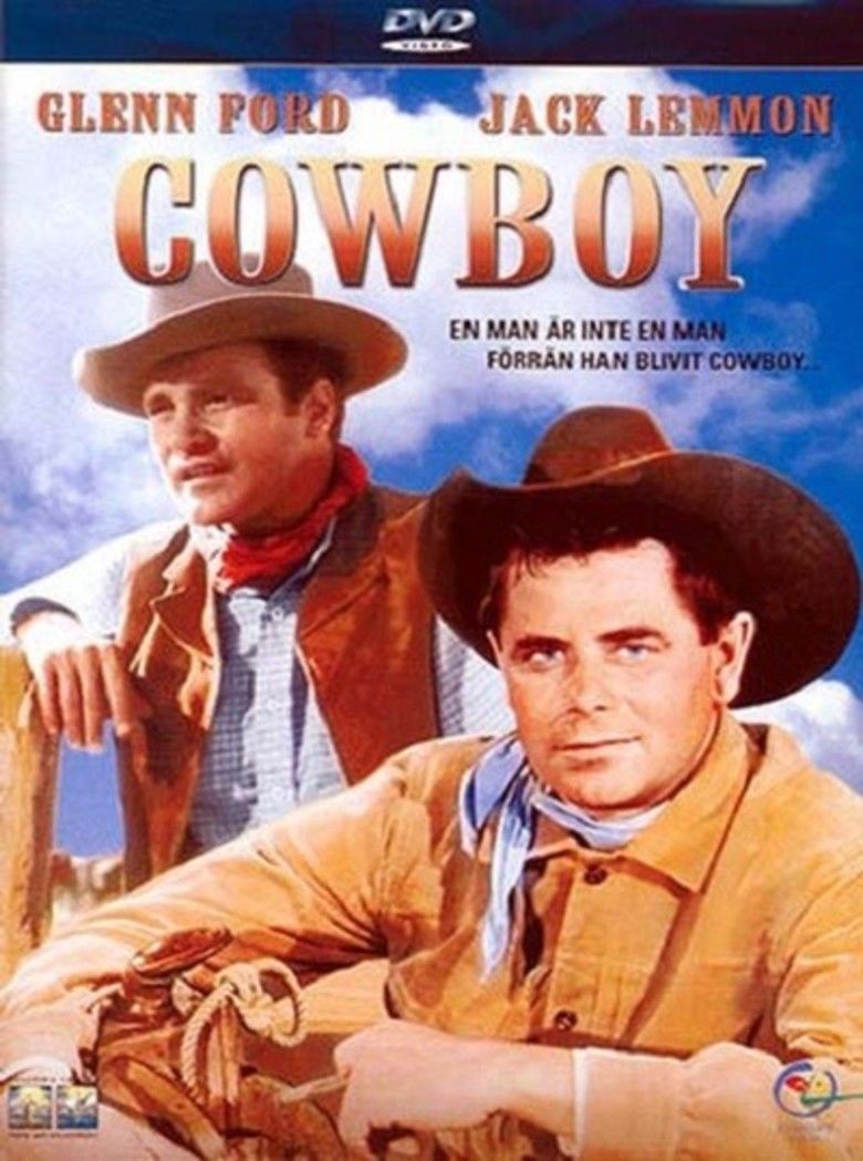 Cowboy (1958 film) movie poster
