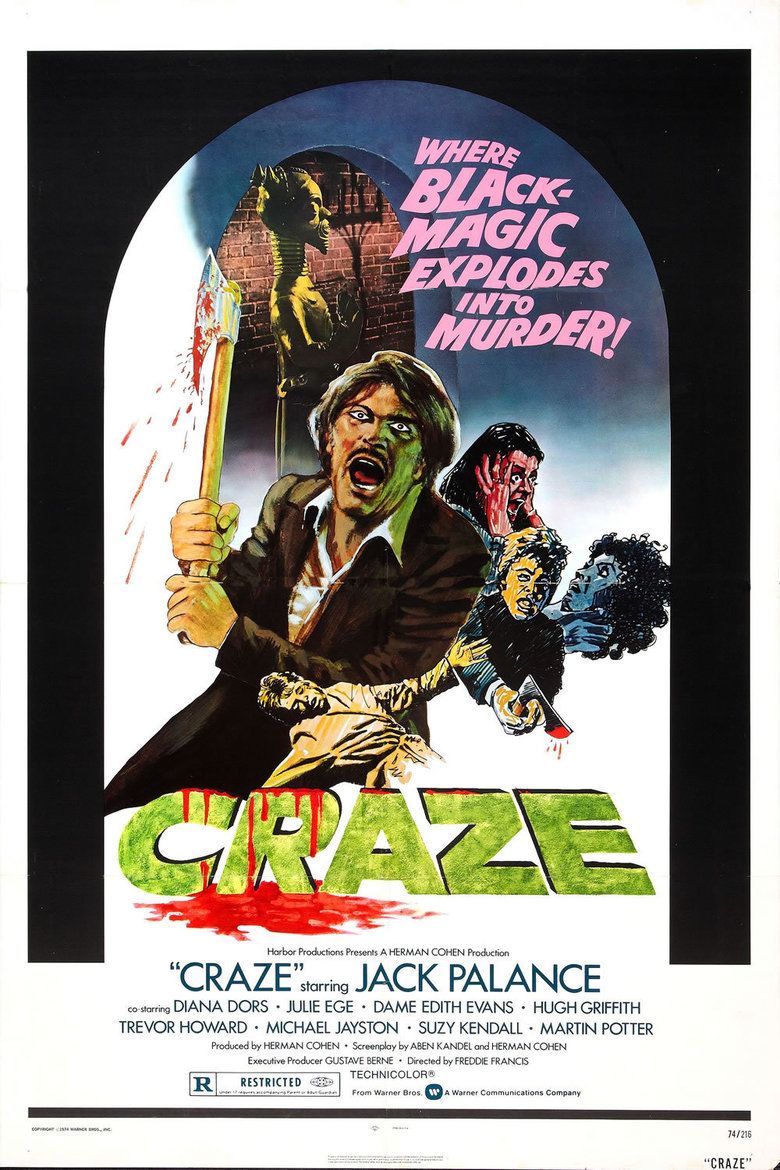 Craze (film) movie poster
