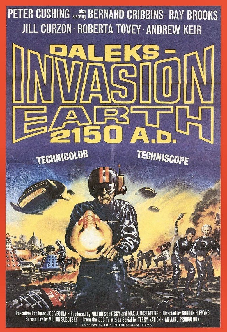 Daleks Invasion Earth: 2150 AD movie poster