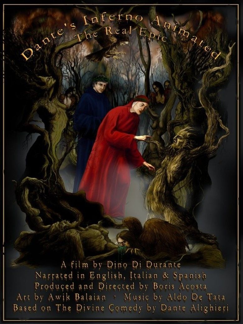 Dantes Inferno Animated movie poster