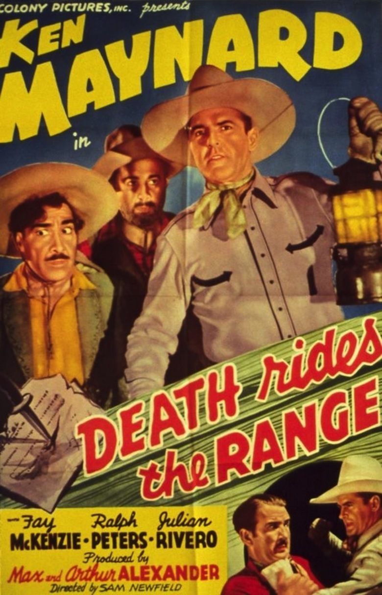 Death Rides the Range movie poster
