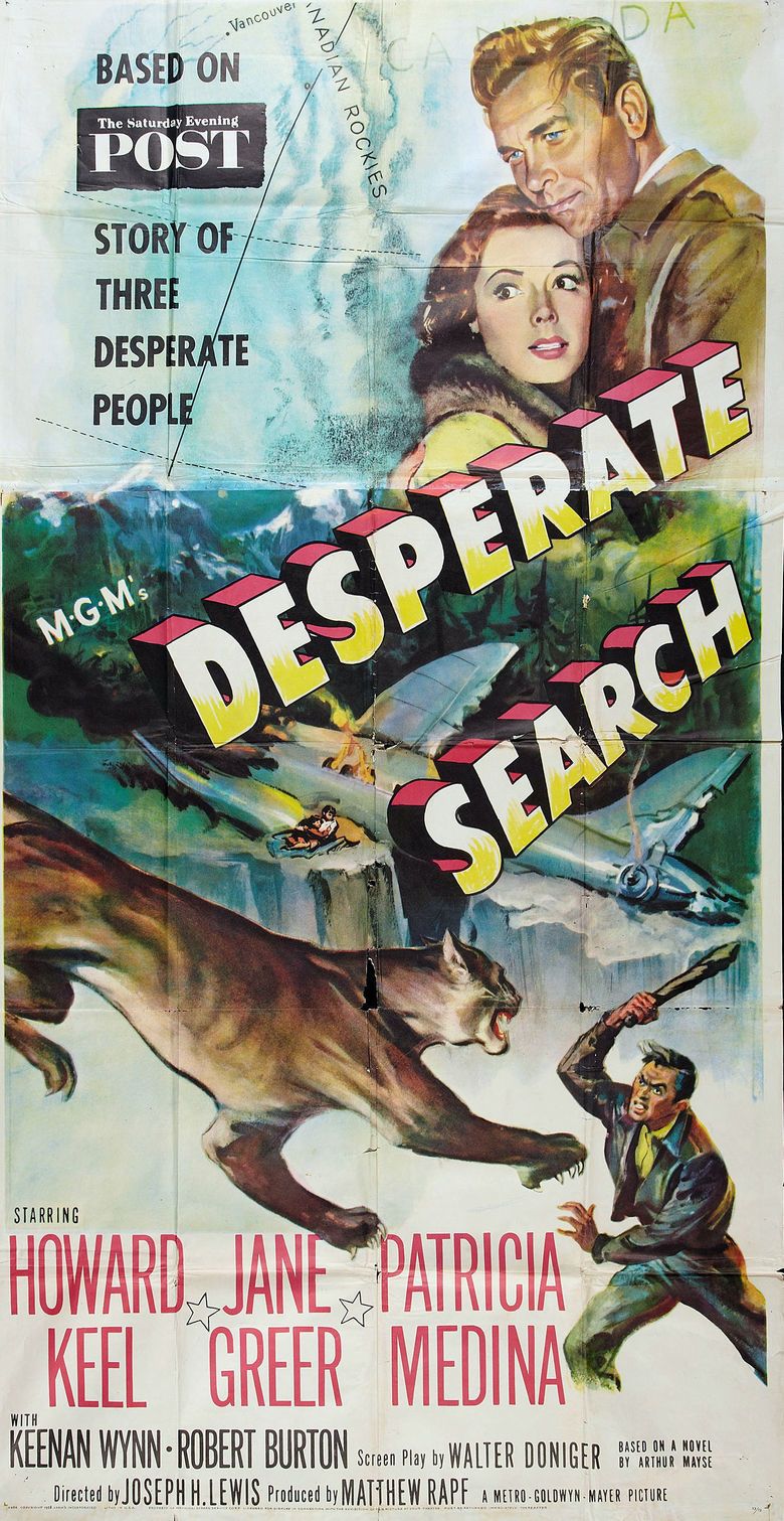 Desperate Search movie poster