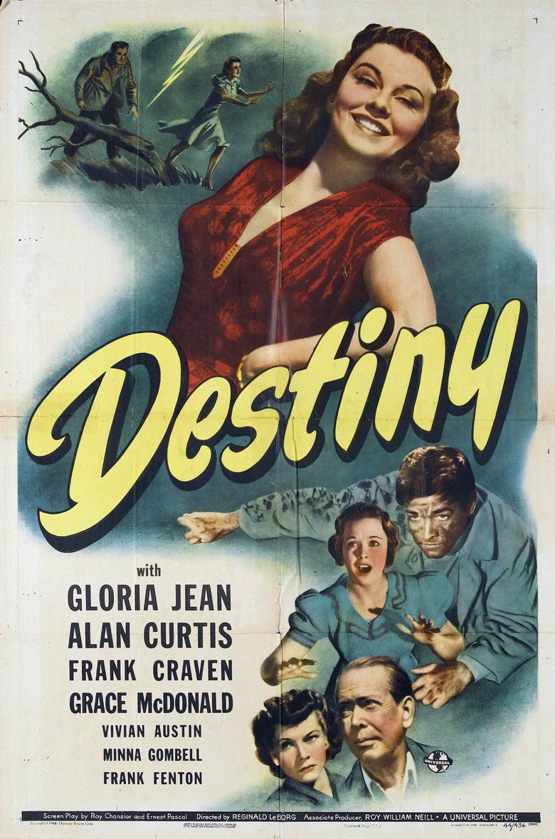 Destiny (1944 film) movie poster