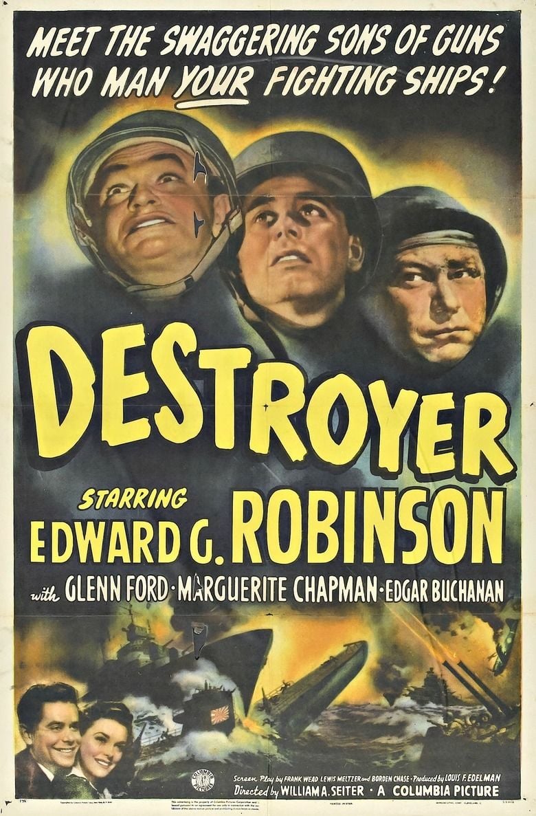 Destroyer (1943 film) movie poster