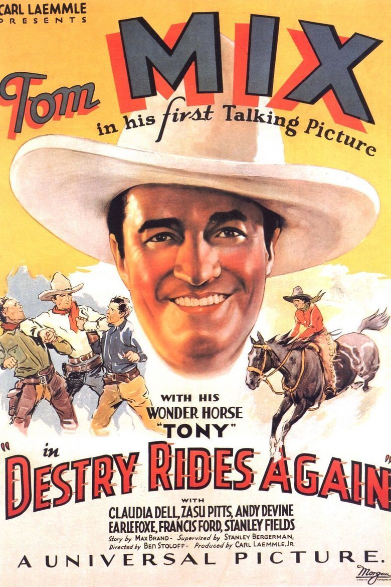 Destry Rides Again (1932 film) movie poster