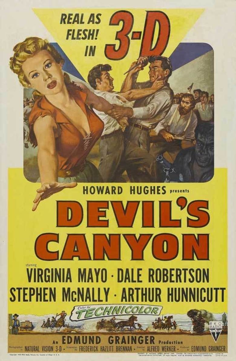 Devils Canyon (1953 film) movie poster