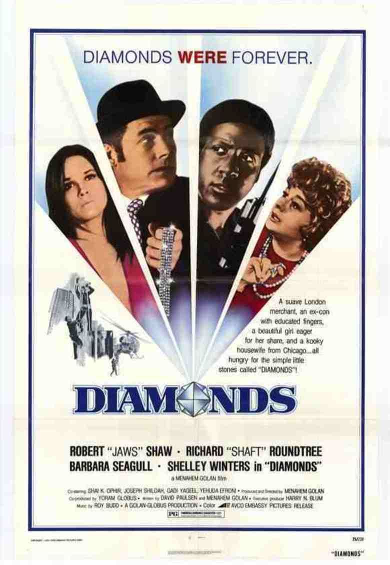 Diamonds (1975 film) movie poster