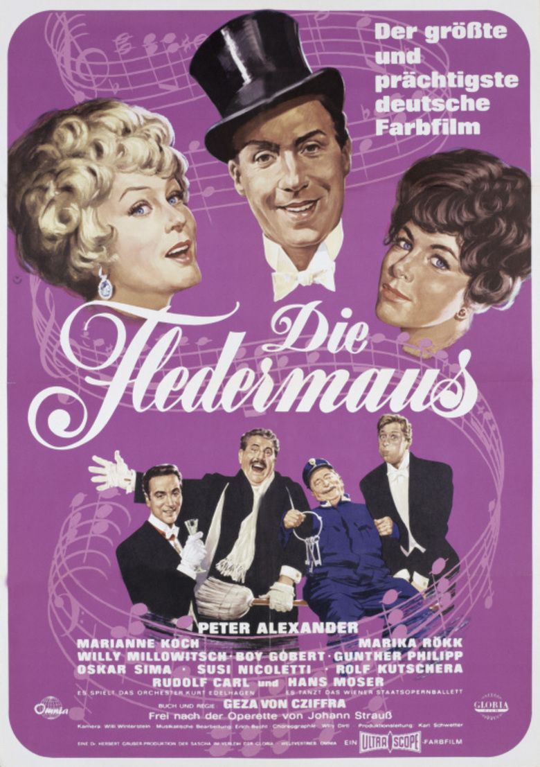 Die Fledermaus (1962 film) movie poster