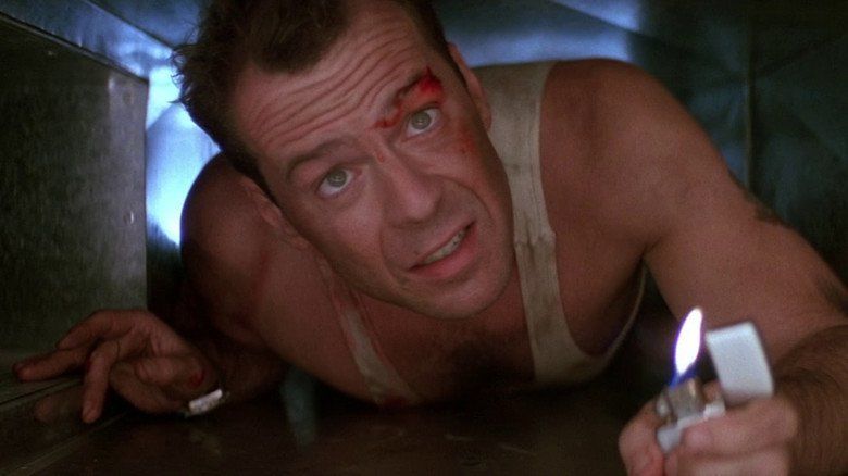 Die Hard movie scenes