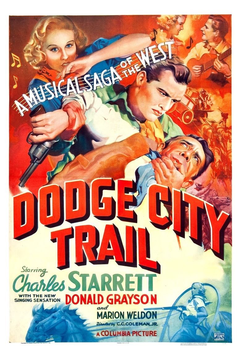 Dodge City Trail (film) movie poster