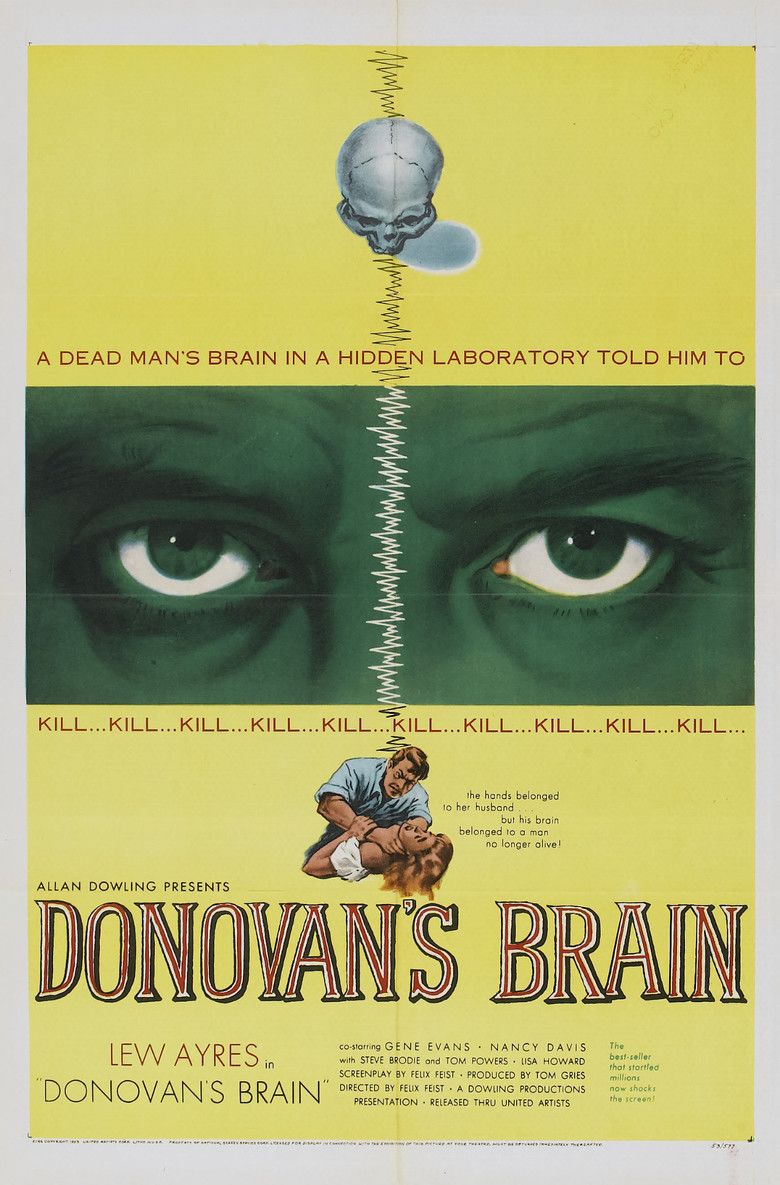 Donovans Brain (film) movie poster