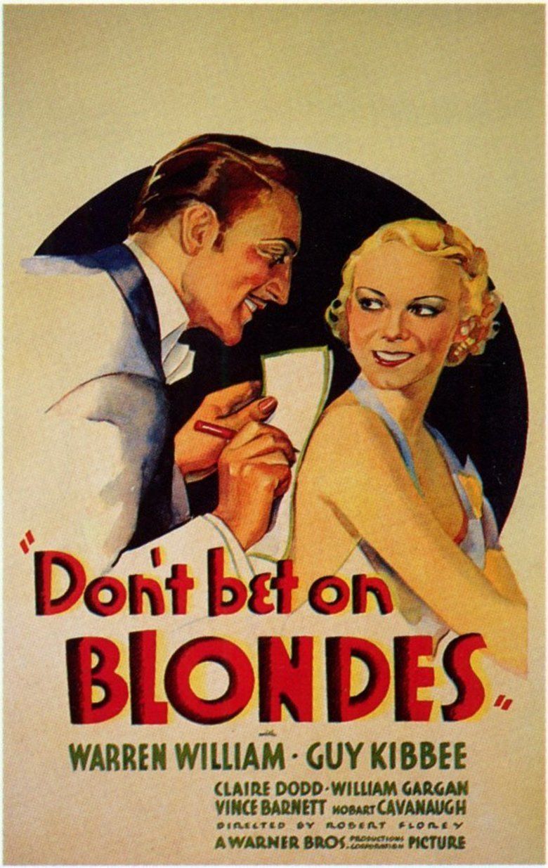 Dont Bet on Blondes movie poster