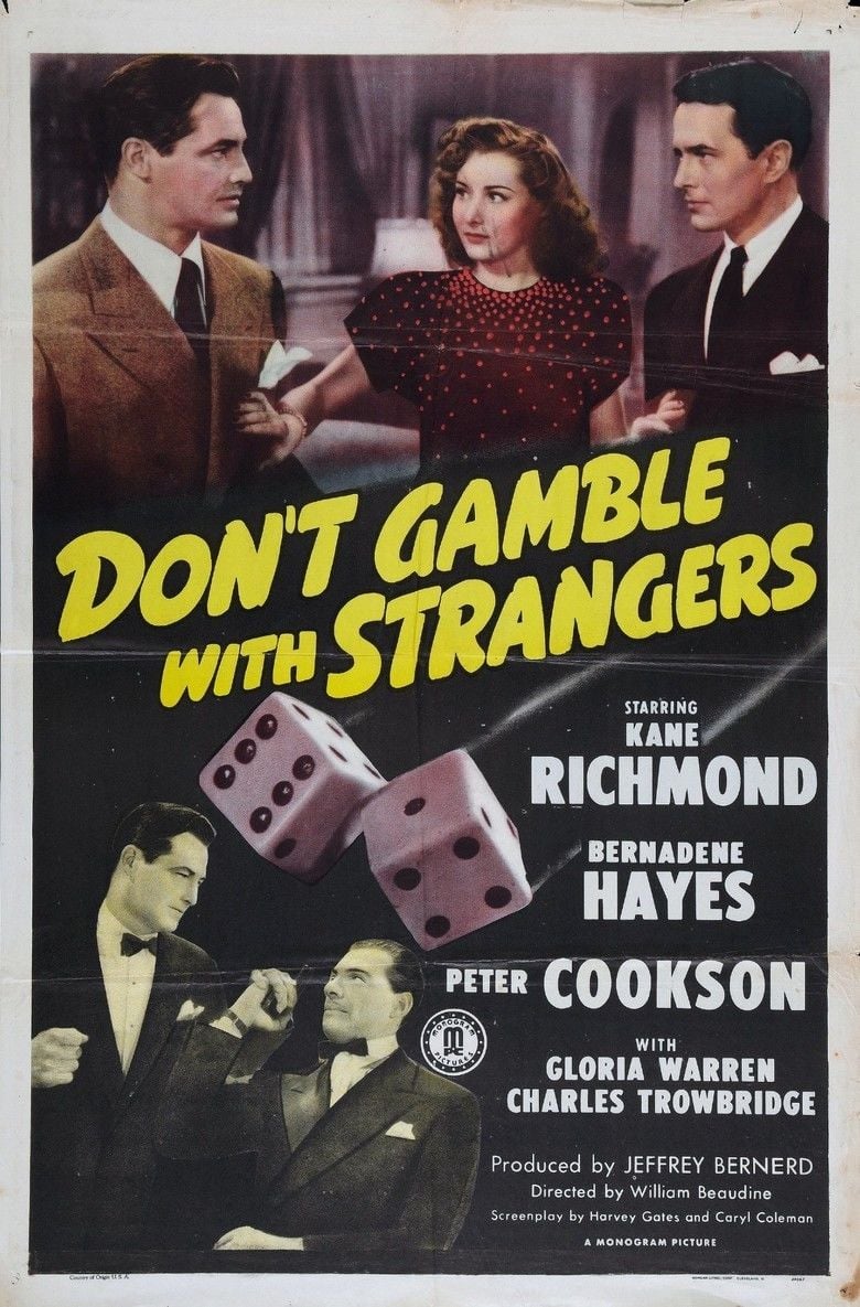 Dont Gamble with Strangers movie poster