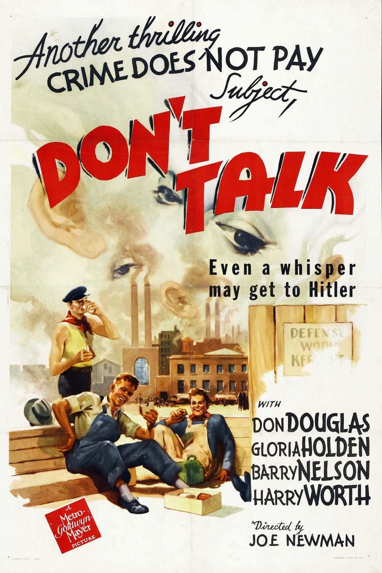 Dont Talk (film) movie poster