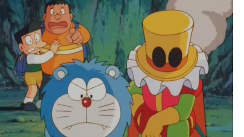 Doraemon: Nobitas Three Visionary Swordsmen movie scenes