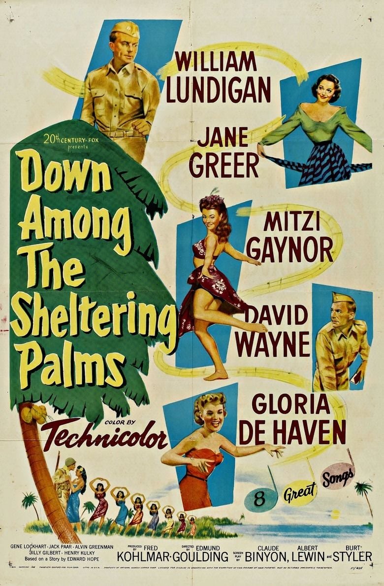 Down Among the Sheltering Palms (film) movie poster