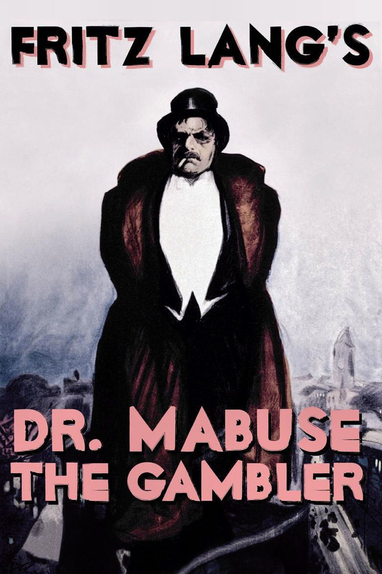 Dr Mabuse the Gambler movie poster