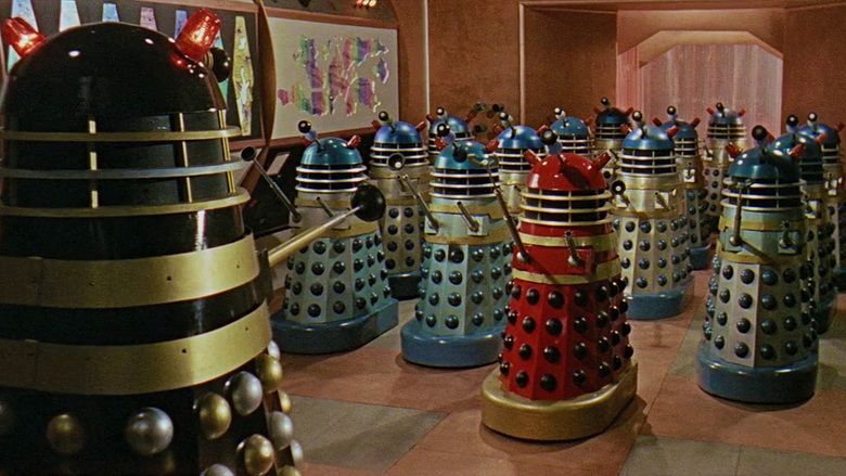 Dr Who and the Daleks movie scenes