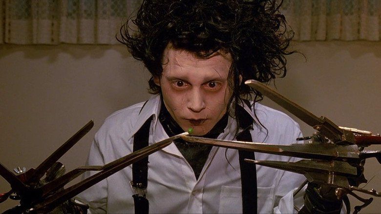 Edward Scissorhands movie scenes