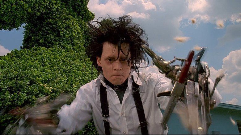 Edward Scissorhands movie scenes