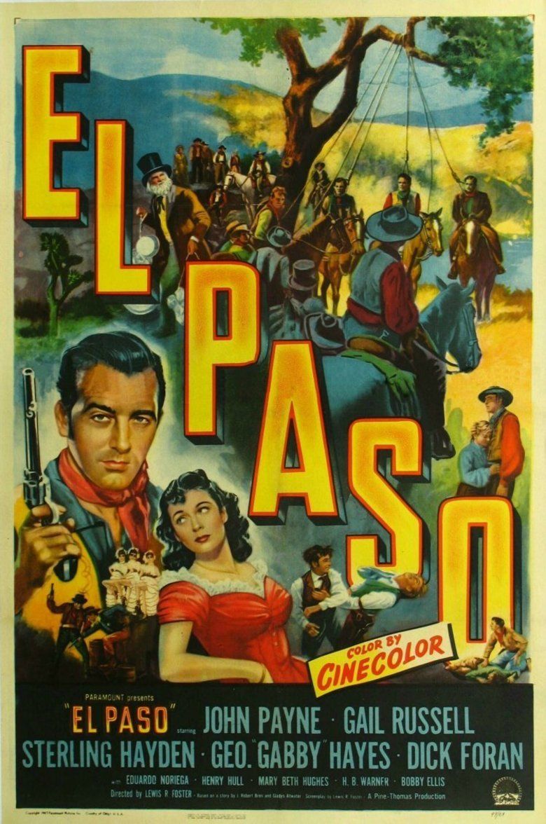 El Paso (film) movie poster