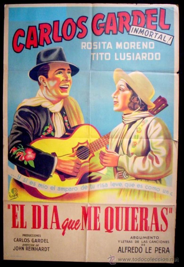 El dia que me quieras (1935 film) movie poster