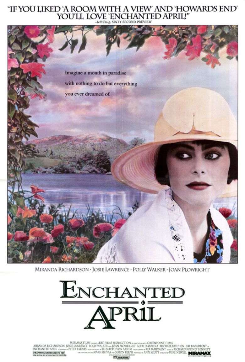 Enchanted April movie poster