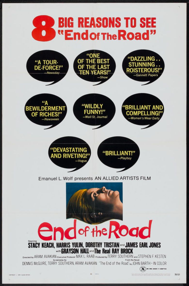 End of the Road (1970 film) movie poster
