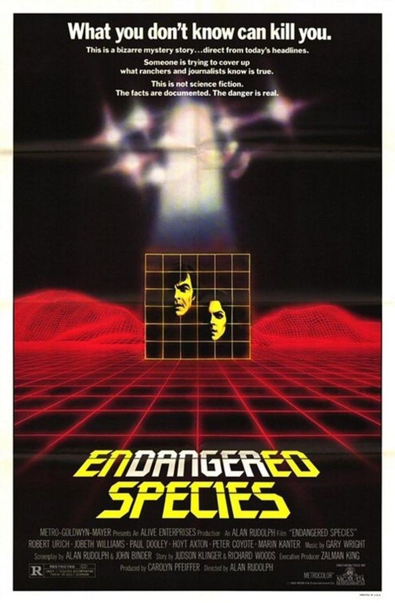 Endangered Species (1982 film) movie poster