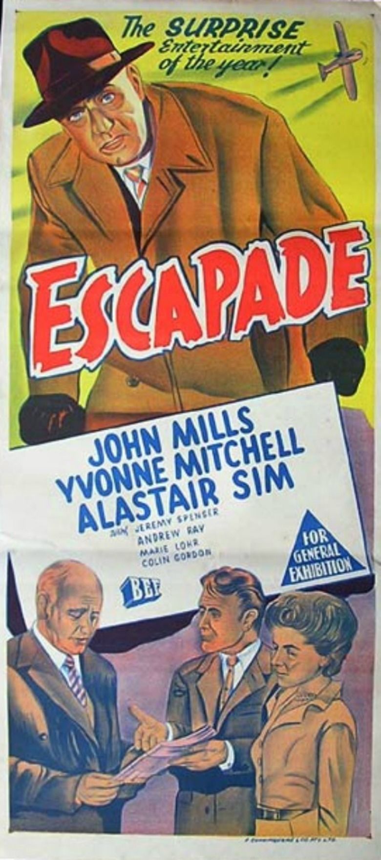 Escapade (1955 film) movie poster