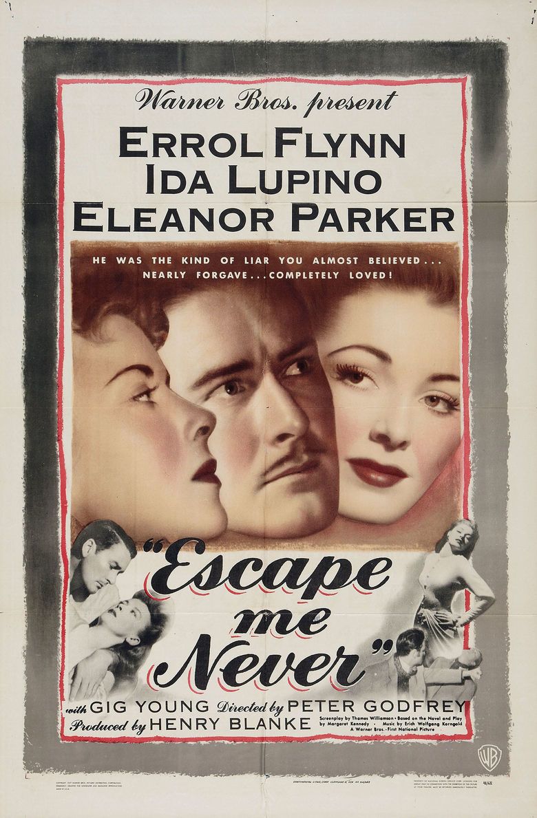 Escape Me Never (1947 film) movie poster